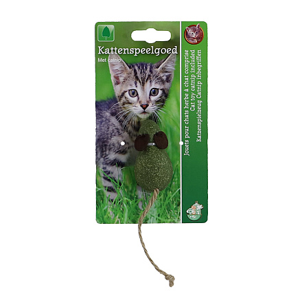 Kattenspeelgoed Catnip Muis met Touwstaart