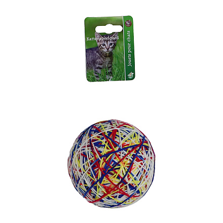 Kattenspeelgoed Balletje Wol met Bel Assorti Ø 10 cm