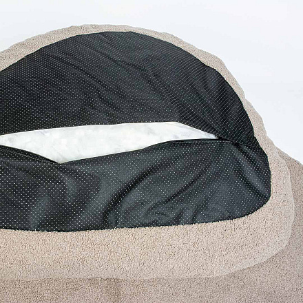 D&D Hondenkussen Pebble Taupe L