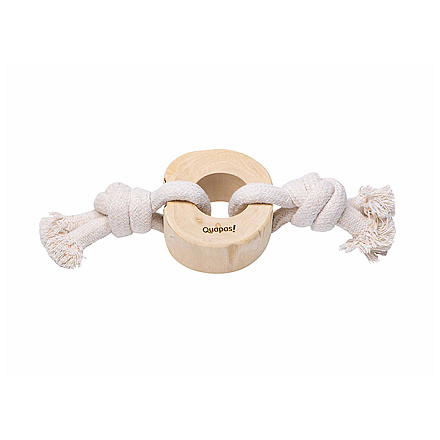 Quapas! Coffeewood Knotted Pull Ring L