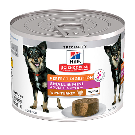 Hill's Science Plan Adult Perfect Digestion Small & Mini Kalkoen 200 gr