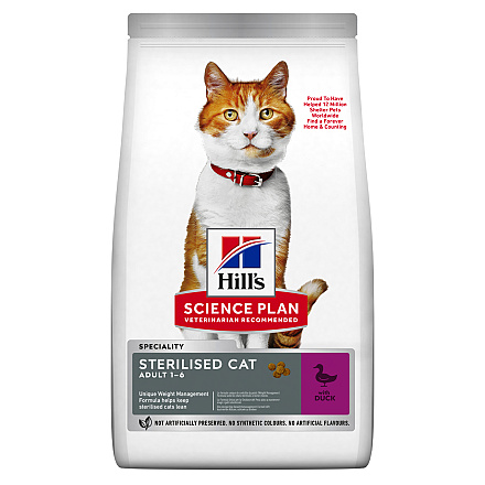 Hill's Science Plan Adult Sterilised Eend 10 kg