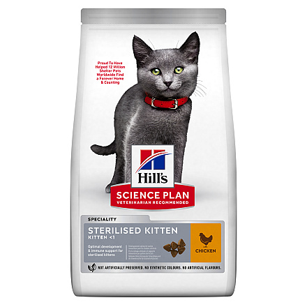 Hill's Science Plan Kitten Sterilised Kip <br>10 kg