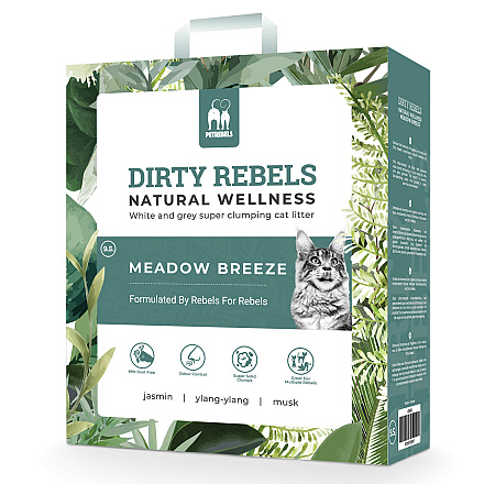 Petrebels Kattenbakvulling Natural Wellness Meadow Breeze 9,5 ltr