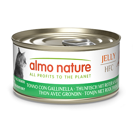 Almo Nature HFC Jelly Tonijn met Rode Poon 70 gr