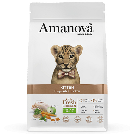 Amanova Kattenvoer Kitten Exquisite Chicken 4 kg