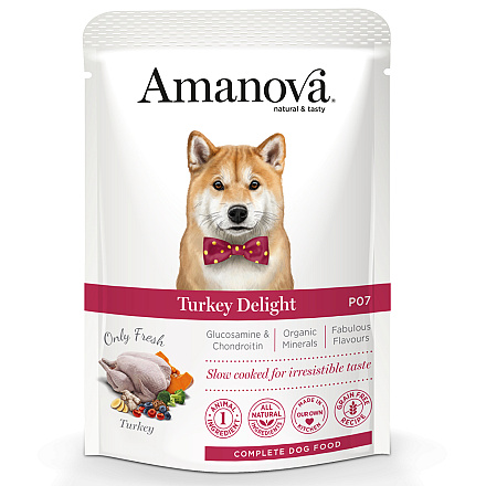 Amanova Hondenvoer Turkey Delight 300 gr