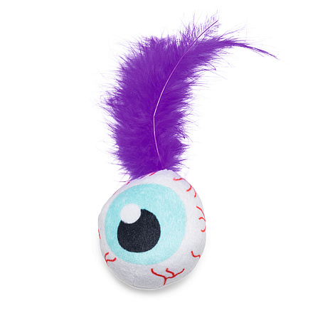 Beeztees Halloween Oog met Veer