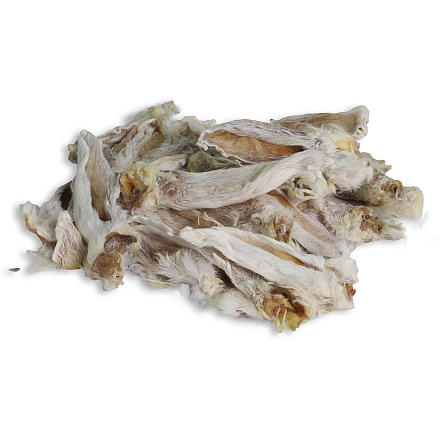 Natuurlijke Snack Konijnenoren met Vacht 250 gr