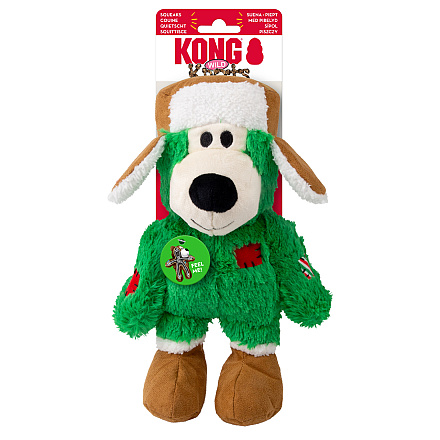 Kong Holiday Wild Knot Bear Assorti M/L