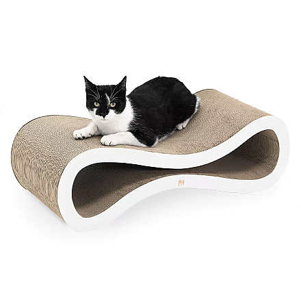 Petrebels Krabkarton Scratch 'n Rebel Simba 75 White