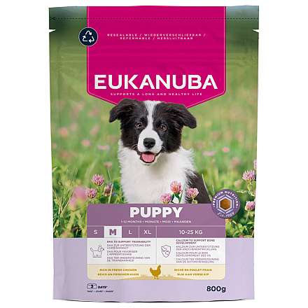 Eukanuba Hondenvoer Life Care Puppy M Chicken 800 gr