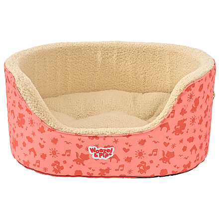 Woezel & Pip Hondenmand Hoge Rand Roze