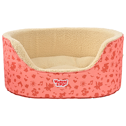 Woezel & Pip Hondenmand Hoge Rand Roze