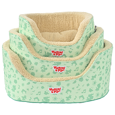Woezel & Pip Hondenmand Hoge Rand Groen