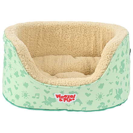 Woezel & Pip Hondenmand Hoge Rand Groen