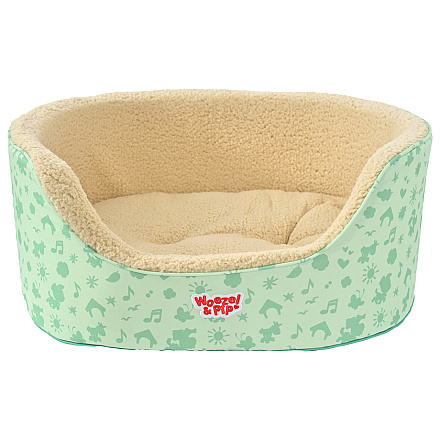 Woezel & Pip Hondenmand Hoge Rand Groen