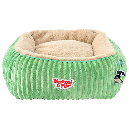 Woezel & Pip Hondenmand Corduroy Groen