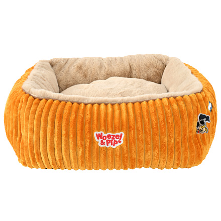 Woezel & Pip Hondenmand Corduroy Geel