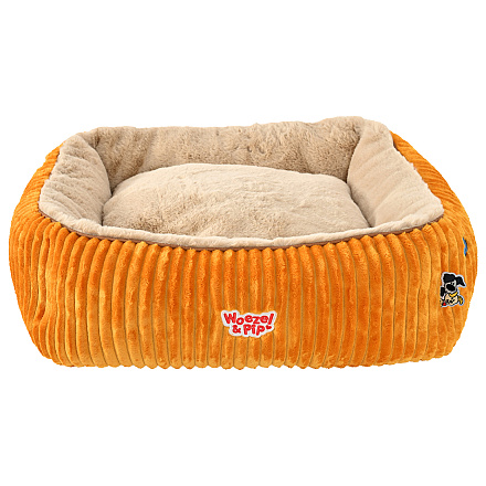 Woezel & Pip Hondenmand Corduroy Geel