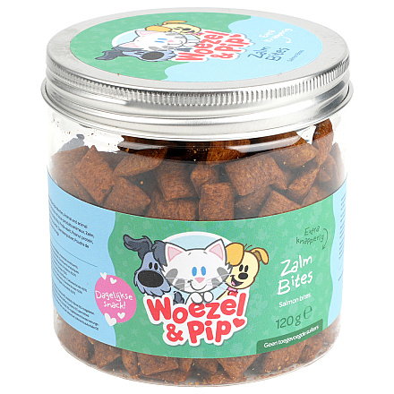 Woezel & Pip Zalm Bites 120 gr