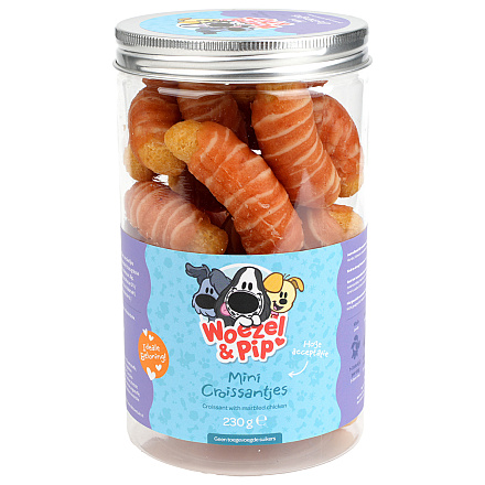 Woezel & Pip Croissants met Marbled Kip 230 gr