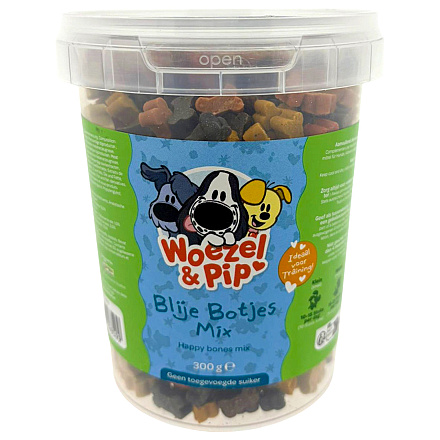 Woezel & Pip Blije Botjes Mix 300 gr