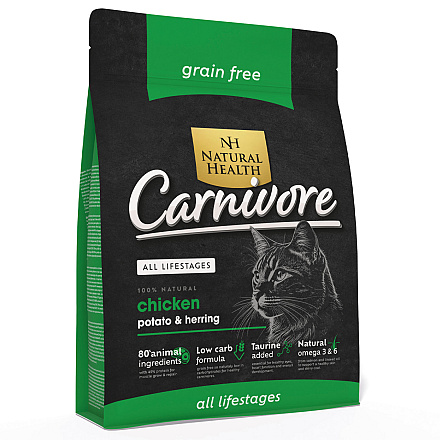 Natural Health Kattenvoer Carnivore <br>2 kg