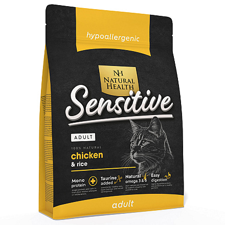 Natural Health Kattenvoer Adult Sensitive Chicken 400 gr