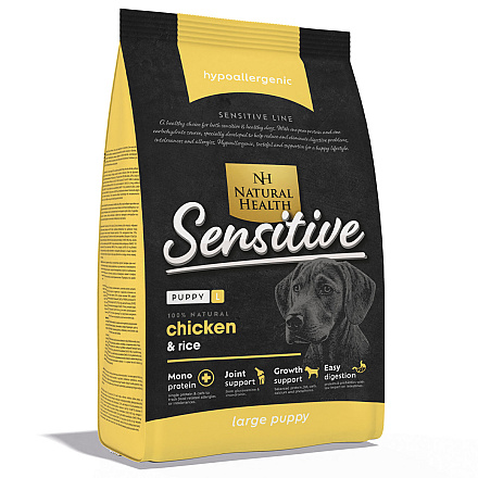 Natural Health Hondenvoer Puppy L Sensitive Chicken 7,5kg