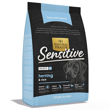 Natural Health Hondenvoer Puppy L Sensitive Fish 2 kg