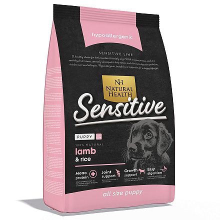 Natural Health Hondenvoer Puppy Sensitive Lamb 400 gr