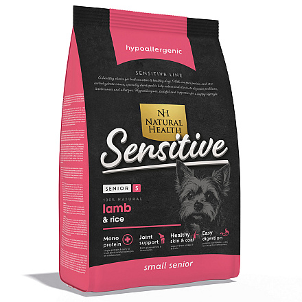 Natural Health Hondenvoer Senior S Sensitive Lamb 2 kg