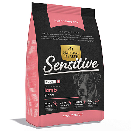 Natural Health Hondenvoer Adult S Sensitive Lamb 7,5 kg