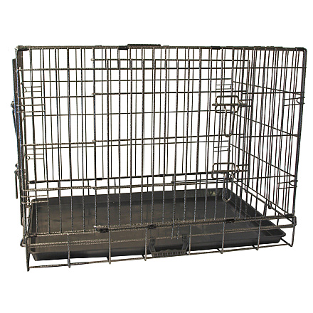 Hondenbench Premium 2-deurs Hamerslag