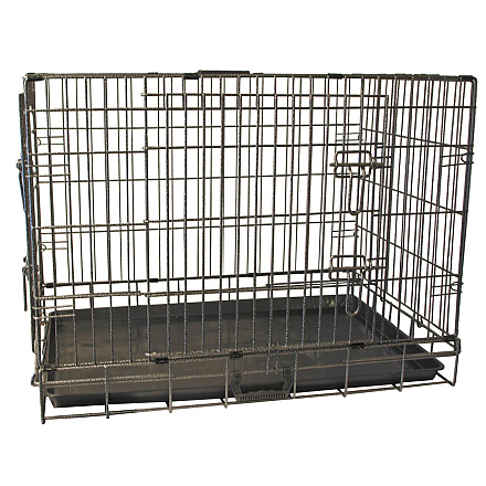 Hondenbench Premium 2-deurs Hamerslag