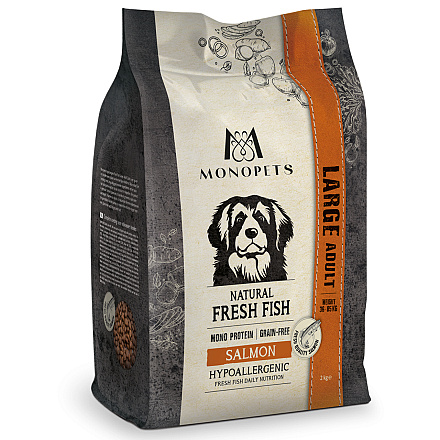 Monopets Hondenvoer Fresh Fish Adult Large Salmon 2 kg