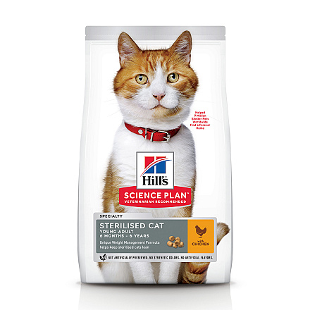 Hill's Science Plan Young Adult Sterilised Cat kip 300 gr