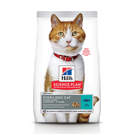 Hill's Science Plan Young Adult Sterilised Cat tonijn 3 kg