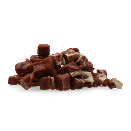 Braaaf Lam Steak Cubes met vis 85 gr