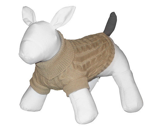 51 Degrees North kabeltrui beige