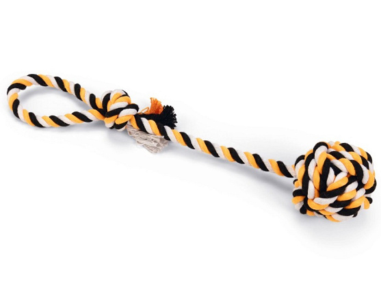 Beeztees Slingerkoord met Bal Vic Multi