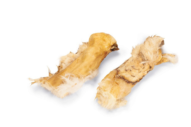 Beeztees Konijnenhuid Rol met haar 100 gr