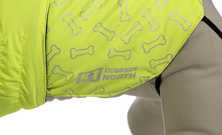 51 Degrees North Safety hondenjas yellow/chunk