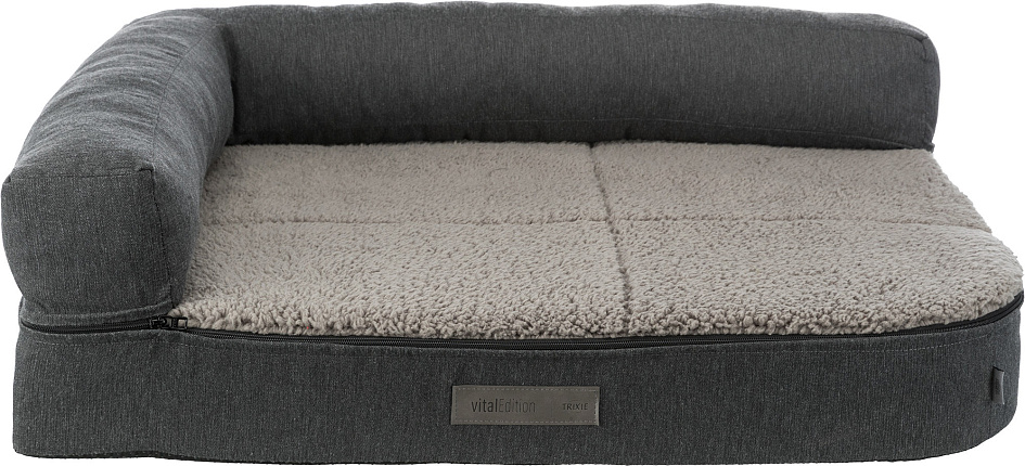 TRIXIE Orthopedische hondensofa Bendson Vital Donkergrijs/Lichtgrijs