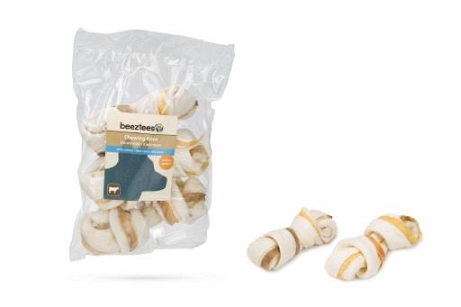 Beeztees culinair kauwknoop met zalm 13 cm 3 st